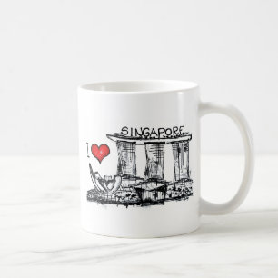 I love Singapore Coffee Mug