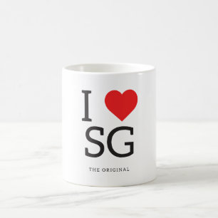 I Love Singapore I Heart SG Mug