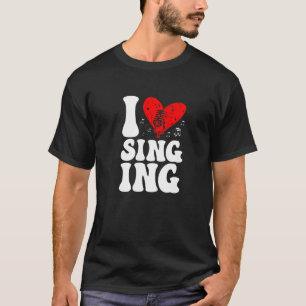 I Love Singing Karaoke Singer Voice Coach Premium T-Shirt