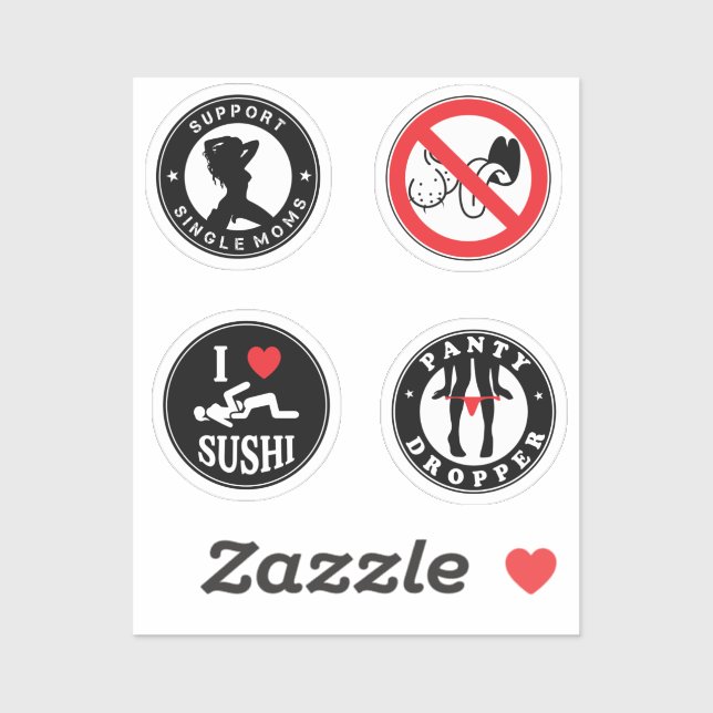 I love single mum Sticker Packs (Sheet)