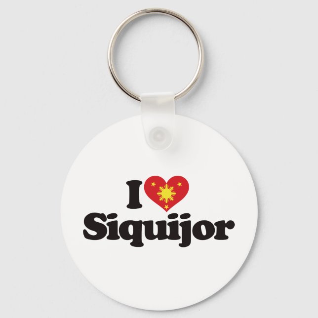 I Love Siquijor Key Ring (Front)