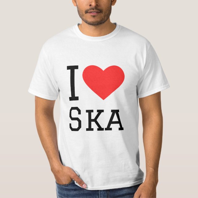 I love ska T-Shirt (Front)