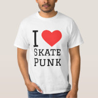 I love skate punk square sticker