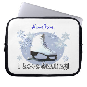I Love Skating! Laptop Sleeve