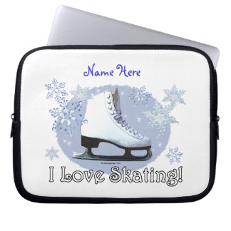 I Love Skating! Laptop Sleeve