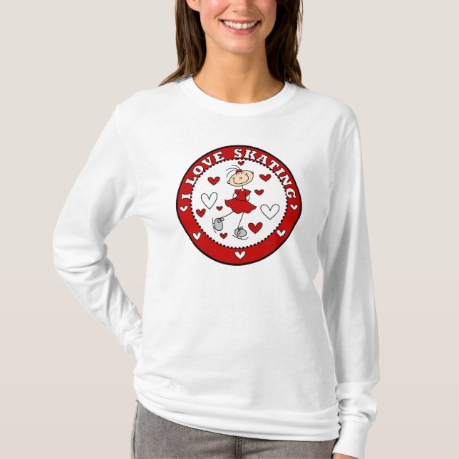 I Love Skating T-shirt (Front)