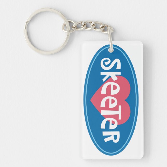 I Love Skeeter Key Ring (Front)