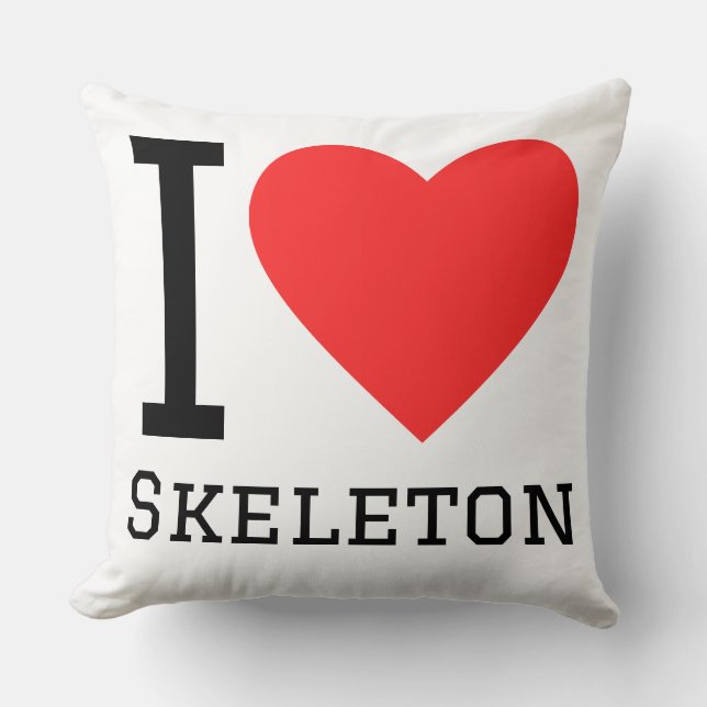 I love skeleton  cushion (Front)
