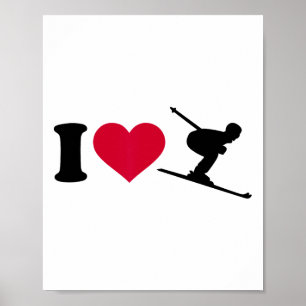 I Love Skiing _2  Poster