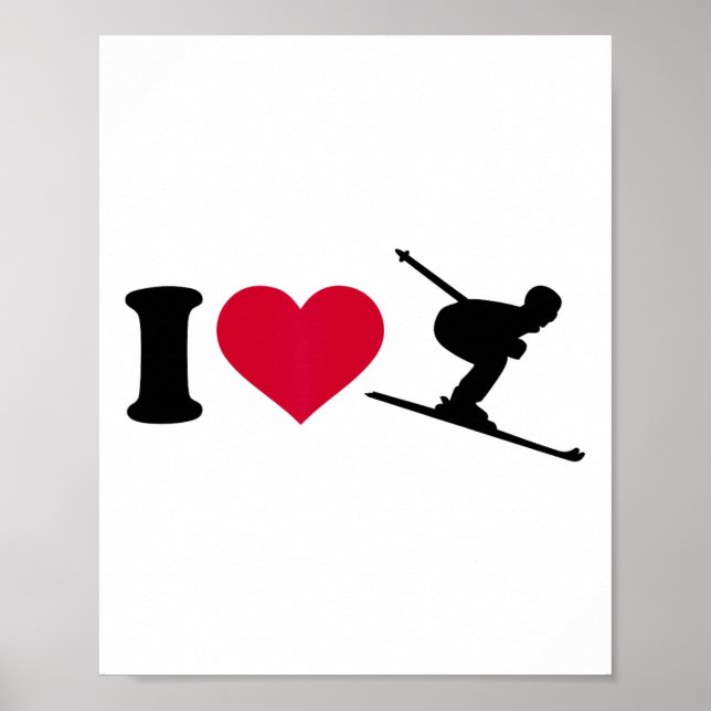 I Love Skiing _2  Poster (Front)