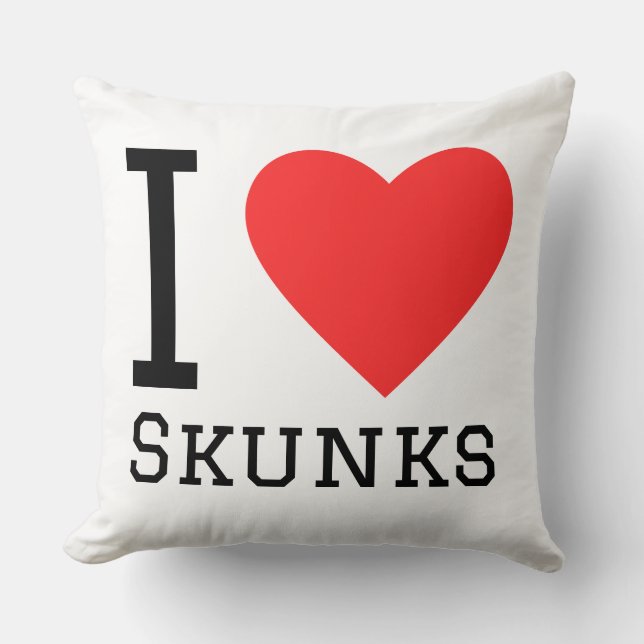 I love skunk  cushion (Front)