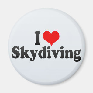 I Love Skydiving Magnet