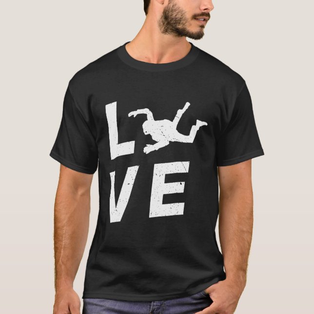 I Love Skydiving Shirt (Front)