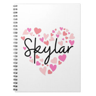 I love Skylar Notebook