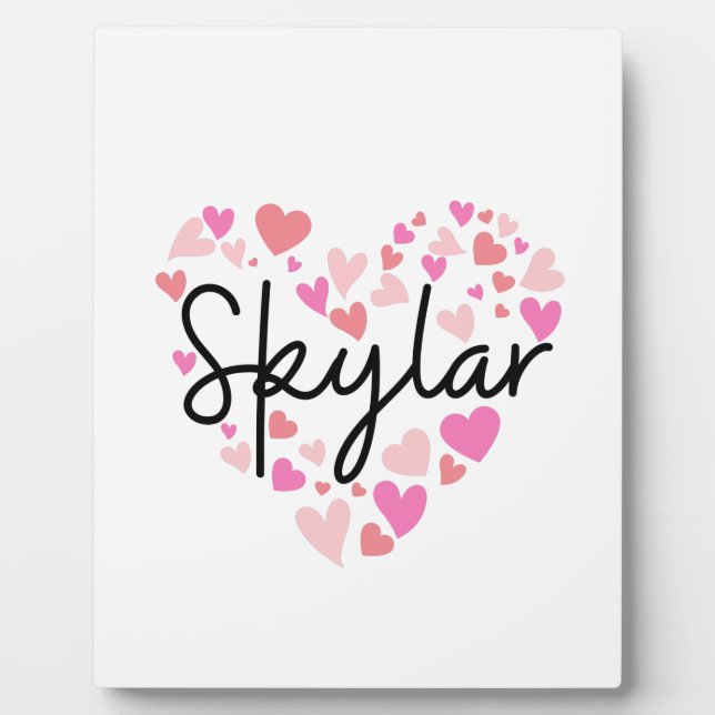 I love Skylar Plaque (Front)