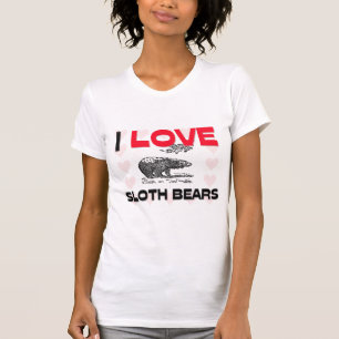 I Love Sloth Bears T-Shirt