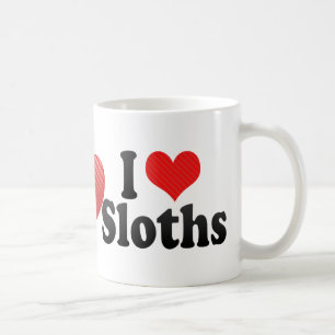 I Love Sloths Coffee Mug