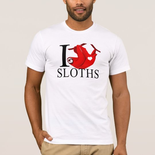 I Love Sloths T-shirts