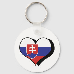 I Love Slovakia Keychain