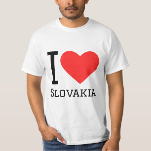 I love Slovakia square sticker T-Shirt