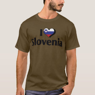 I Love Slovenia Flag Shirt