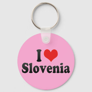 I Love Slovenia Key Ring
