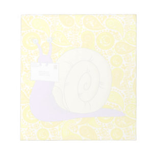 I Love Snail Mail (Yellow) - 5.5" x 6" Notepad