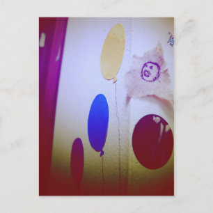 I Love Snailmail - Balloons Postcard
