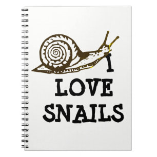I Love Snails Notebook