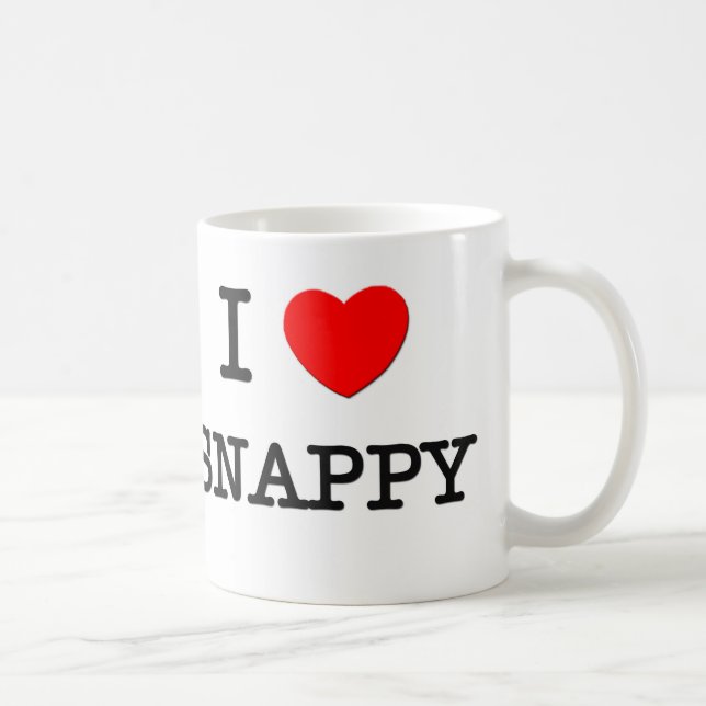 I Love Snappy Coffee Mug (Right)