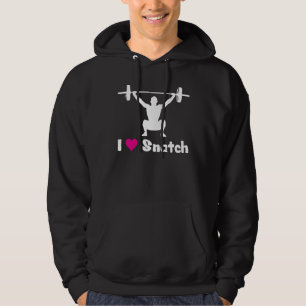 I Love Snatch (Weightlifting) Hoodie