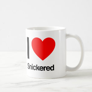 i love snickered coffee mug