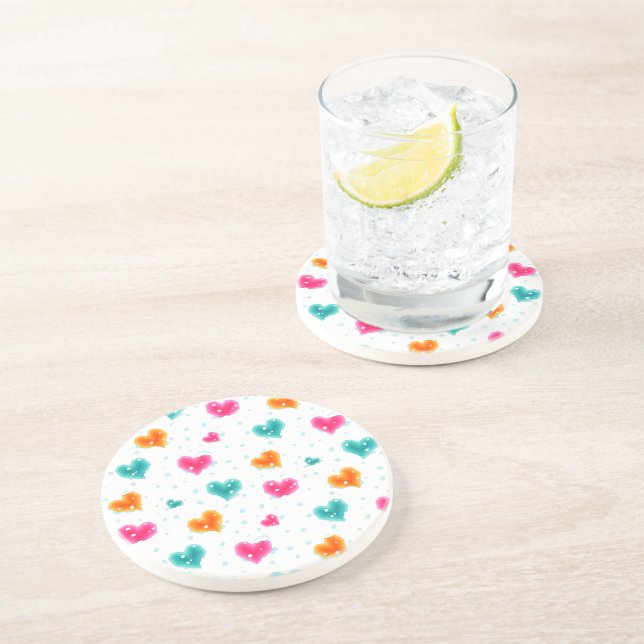 I love snow Christmas Coaster (Side)