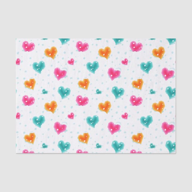 I love snow Christmas Tissue Paper (Front)
