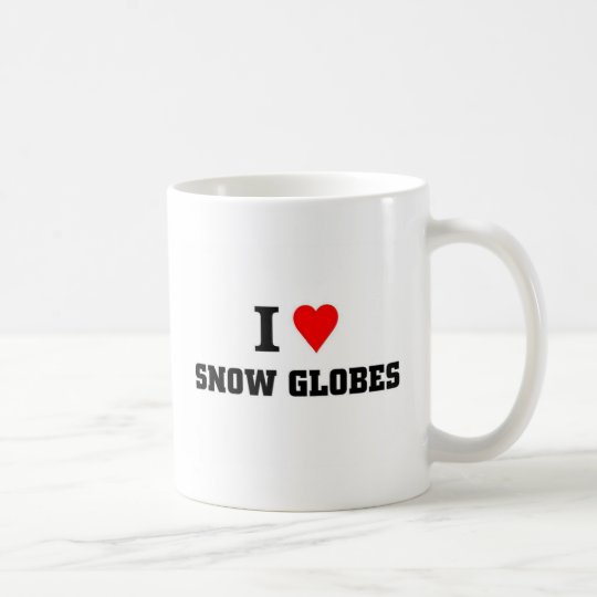 I love Snow Globes Coffee Mug