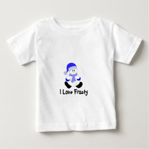 I Love Snowmen Baby T-Shirt