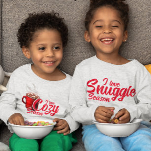 I Love Snuggle Season Baby T-Shirt