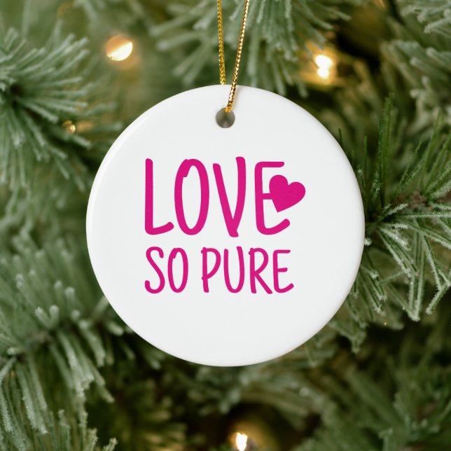 I love so pure couple design ceramic tree decoration (Tree)