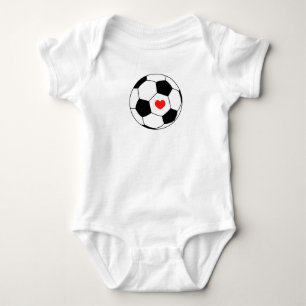 I love soccer ! baby bodysuit