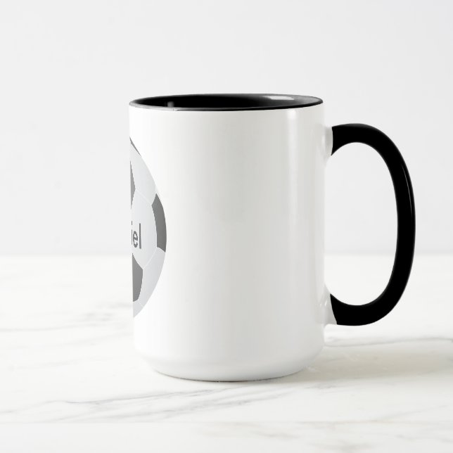 I Love Soccer Blank Customisable Mug (Right)