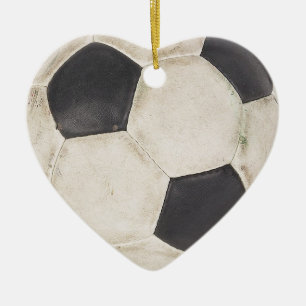 I Love Soccer Christmas Tree Ornament Gift Idea