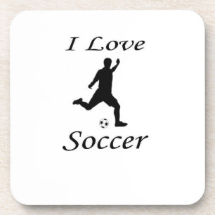 I Love Soccer Coaster