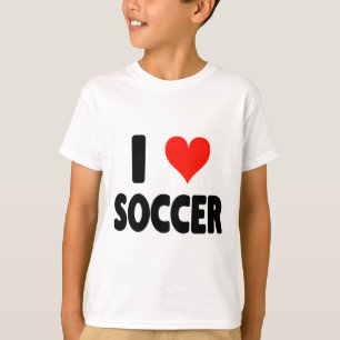 I Love Soccer - Heart Soccer Futbol Field Pitch Go T-Shirt
