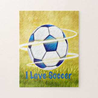 I Love Soccer Jigsaw Puzzle