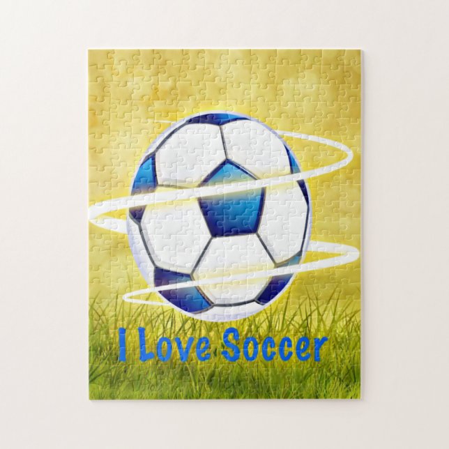 I Love Soccer Jigsaw Puzzle (Vertical)