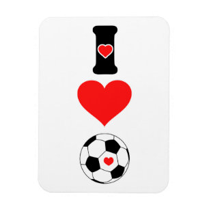 I love Soccer Magnet