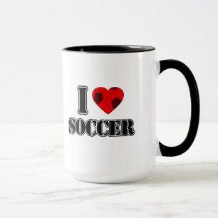 I Love Soccer - Mugs