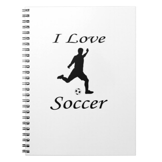 I Love Soccer Notebook (Front)