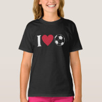 I love soccer retro heart football lover