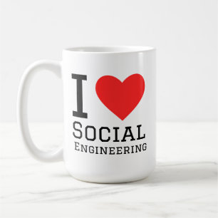 I love social engineering coffee mug
